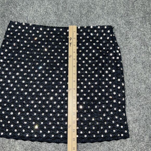 Diane von Furstenberg Skirt Womens Size 4 Navy Pencil Skirt - Picture 8 of 14